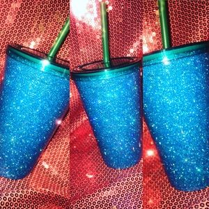 Glitter tumbler cups